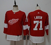 Youth Red Wings 71 Dylan Larkin Red Adidas Jersey